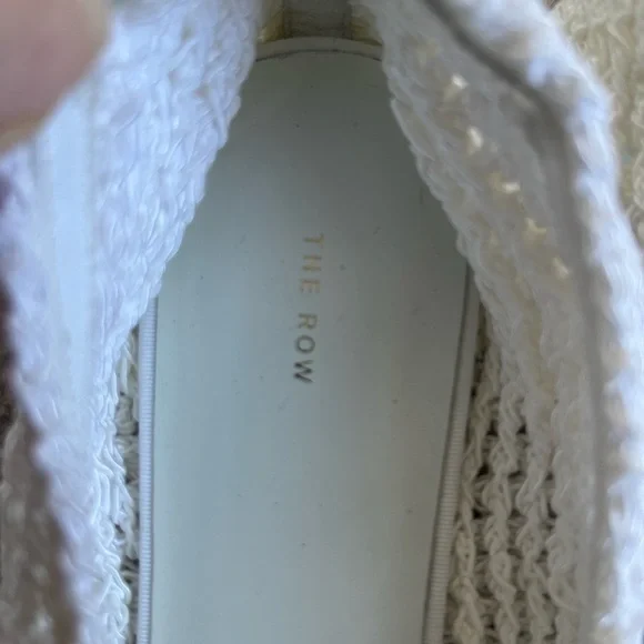 THE ROW WHITE CROCHET FLATS - Picture 4 of 6